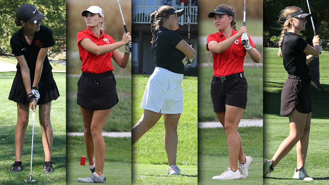 L-R: Averi Peck, Sydney Stephenson, Madeline Streicher, Taylor Elam and Hannah Mulligan