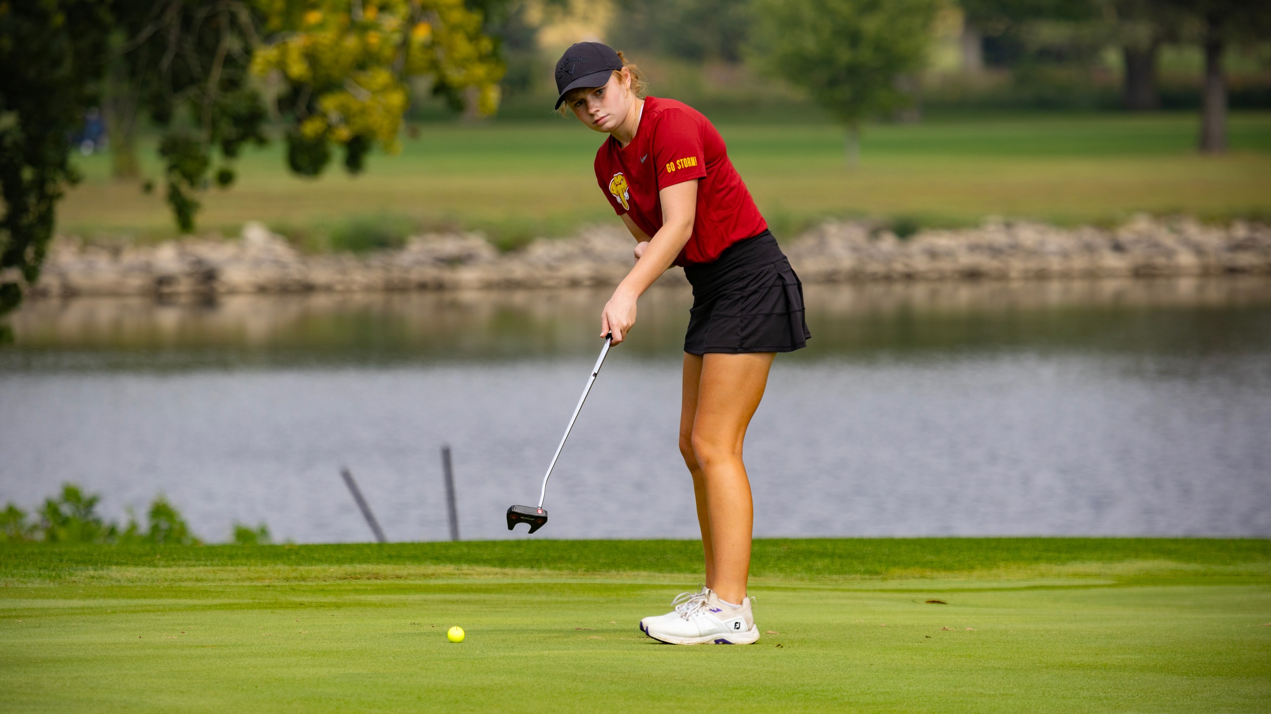 Freshman Kaylin Long (photo by Ryan Harder, BVU Athletics)