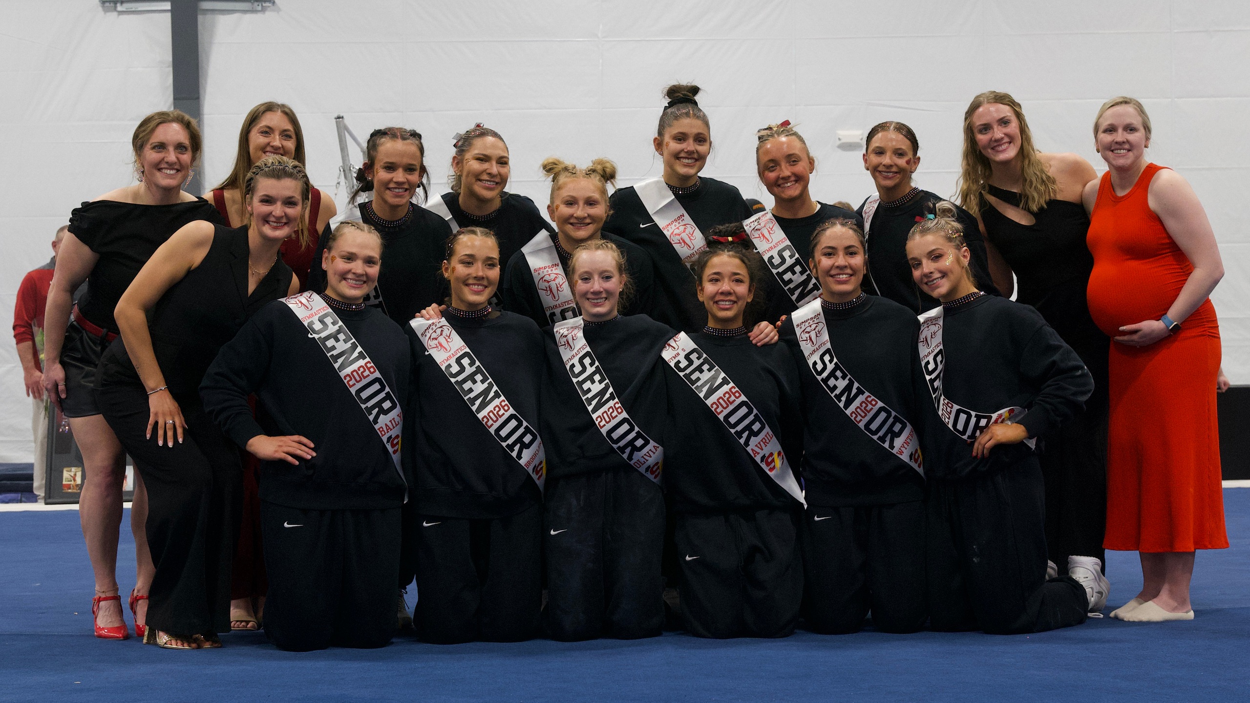 Back: Coach Kocan, Coach Nore, Emma Tolbert, Bella Dix, Annika Cole, Izzy Brown, Sydney Nalette, Kaley Bristow, Coach Macumber, Coach Barrett Payne
Front: Coach Svec, Baily Tessena, Brooklen Morgan, Olivia Short, Avril Crespin, Wynter Poolaw, Kaelyn Tally