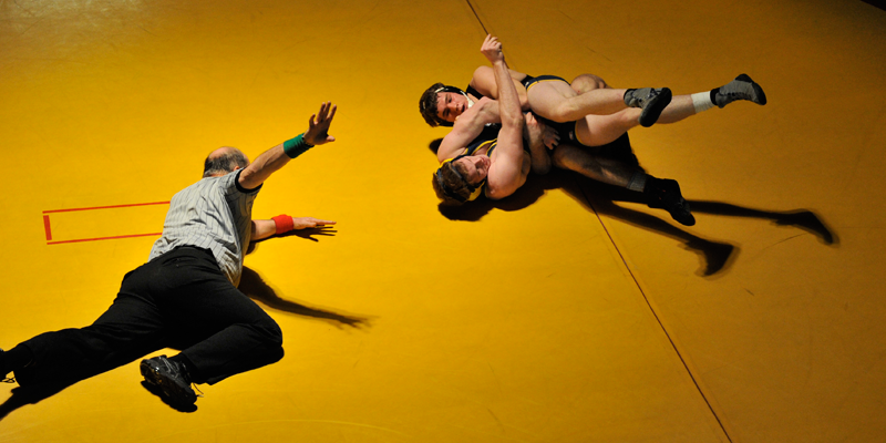 Wrestlers surprise at Luther Open