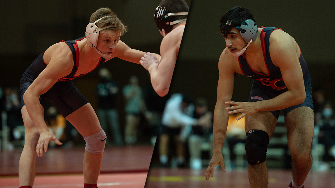 L-R: Junior Dylan McChesney and sophomore Robert Silva
