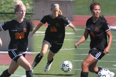 From left: Nicole Dillenburg, Katherine Bird, Chelsea Winegard