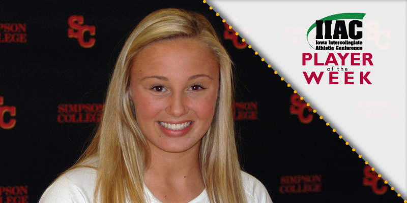 Cox named IIAC Defensive Player of the Week