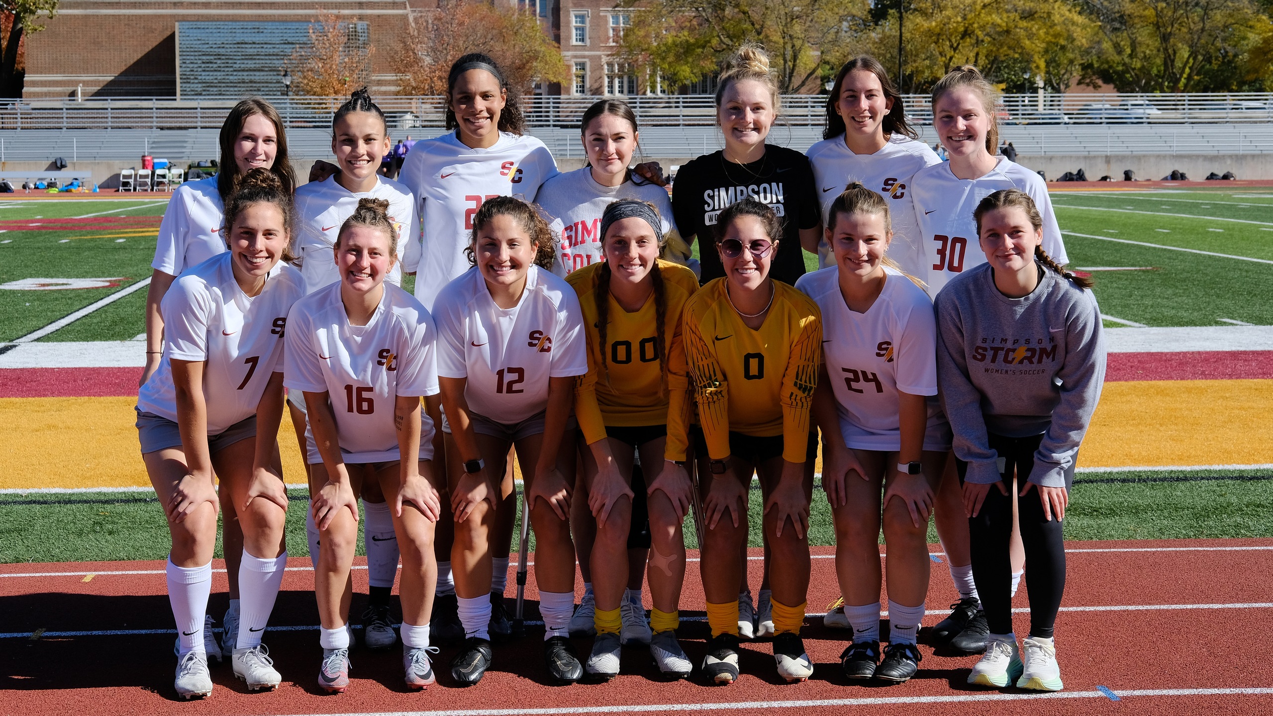 Back row: Anna Scott, Lex Ponce, Cassie Nash, Makena Morris, Hannah Mulligan, Morgan Kerkman, Lizzie Arnburg; Front row: Julia Wagoner, Hailey Kowzan, Jade Tejada, Lani Mears, Ashley Luna, Hannah Hron, Brenny Frederick (Photo by Chad Timm)