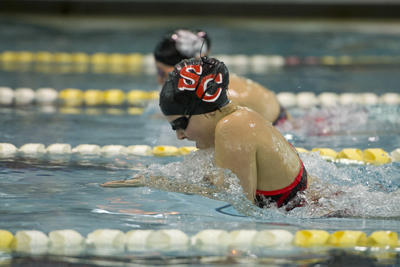 Storm women's swim team tops Iowa Lakes