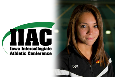 Amburgy named IIAC Swimmer of the Week