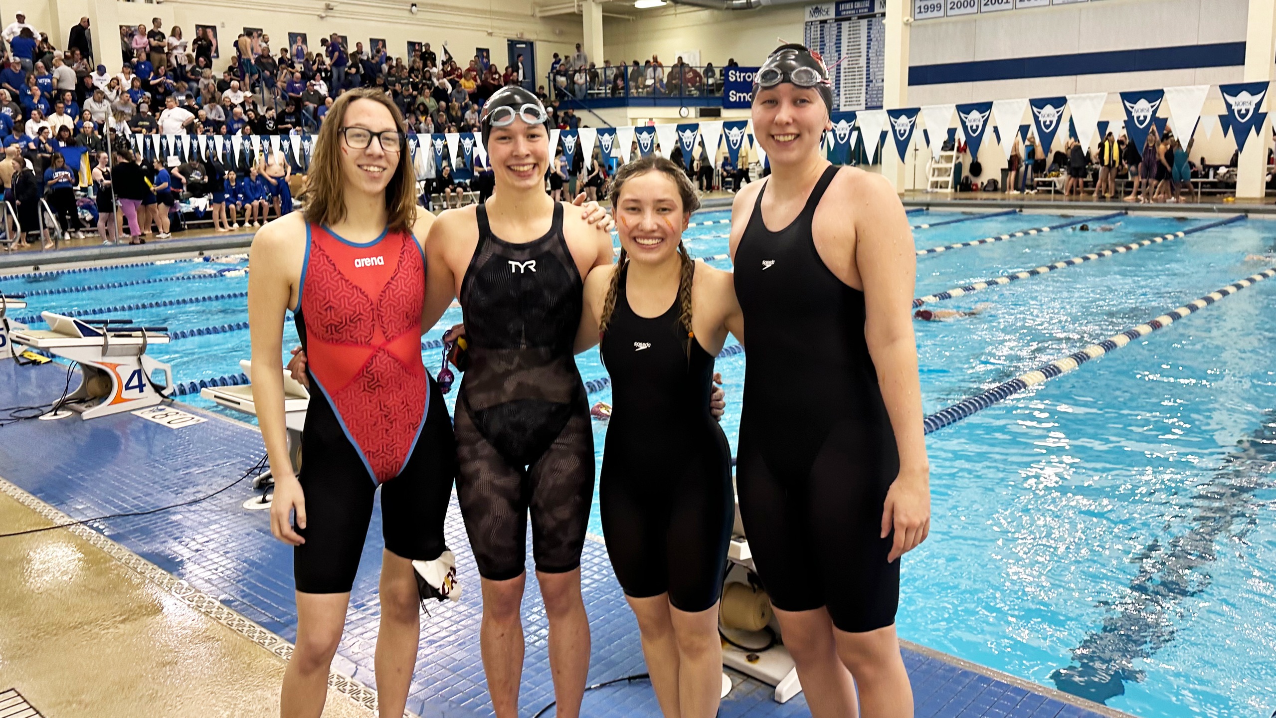 Left to right: Keelin Curley, Katie Oosterhuis, Breana Hinson, and Kate Minette.