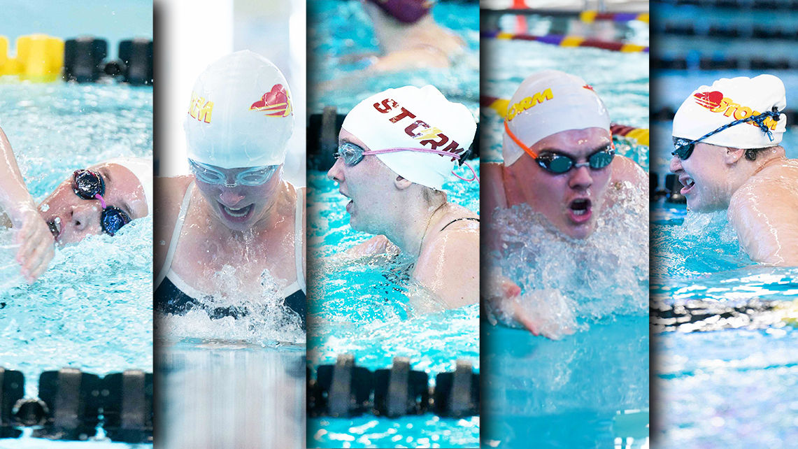 Left to right: Breana Hinson, Katie Oosterhuis, Kate Minette, Jay Ceperley, and Katelyn Smith