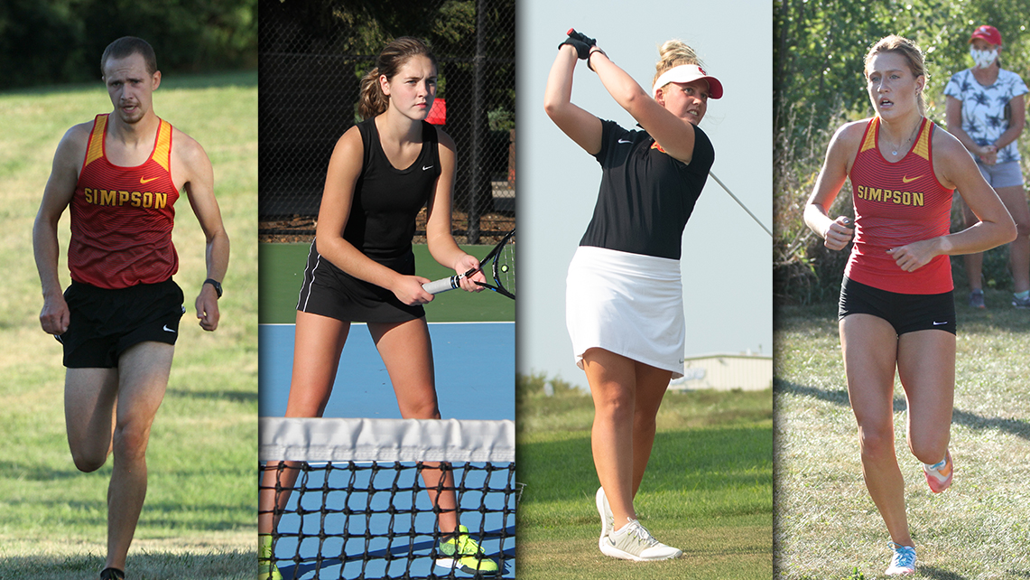 L-R: senior Shane Breheny, sophomore Donni Kinghorn, senior Megan Crockett and junior Sophie Hall