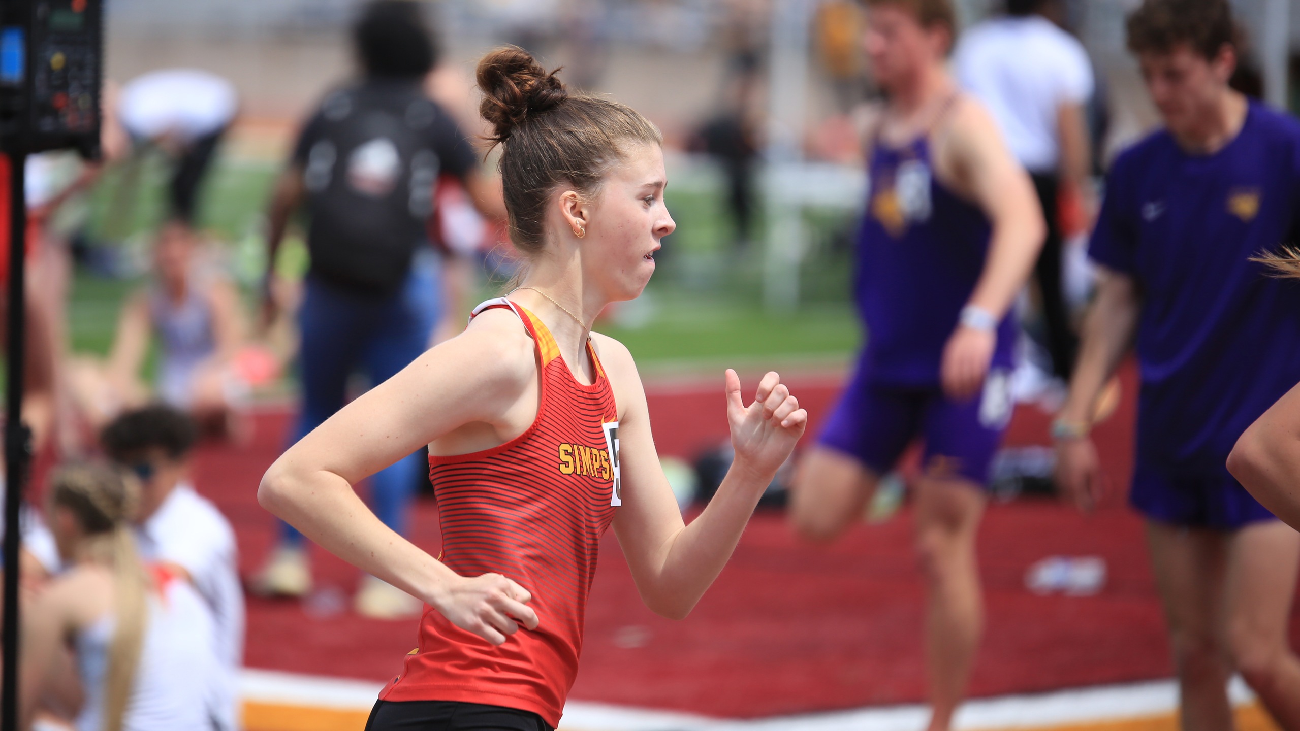 Freshman Ava Carder (photo by Jared Oosterhuis)
