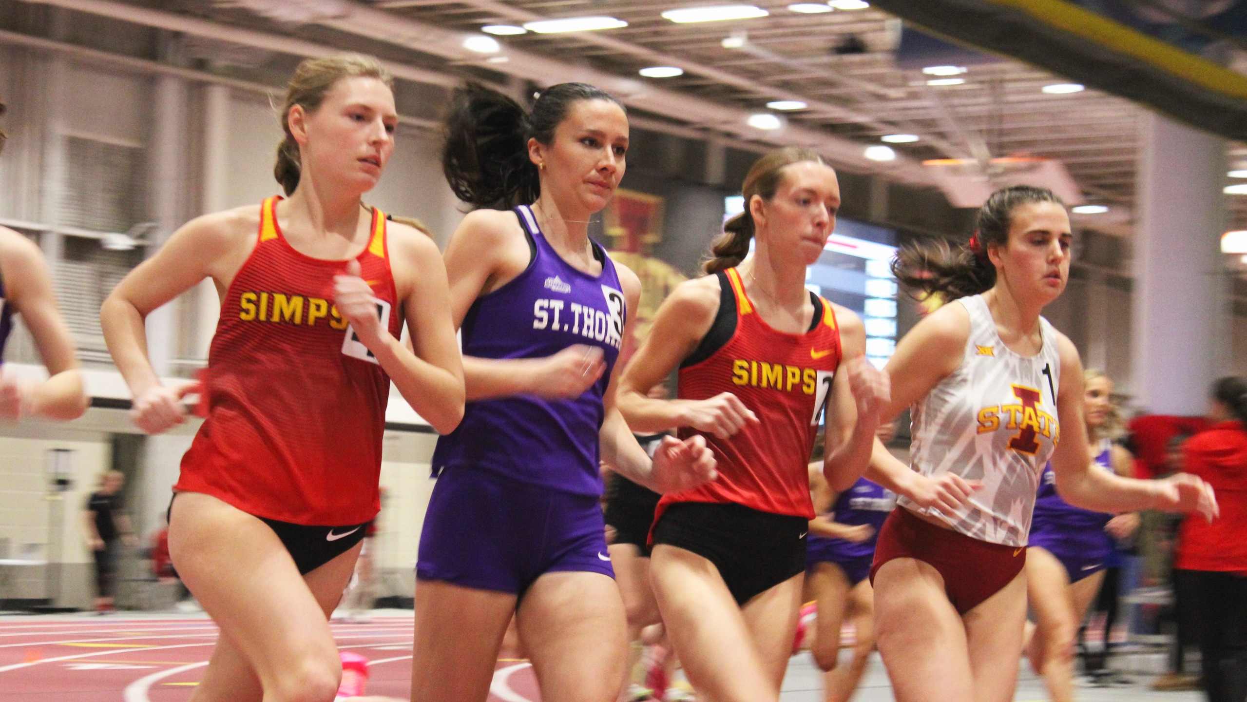 Senior Lara Kallem (left) and junior Teghan Booth (center-right). Photo by Paige Kaltschnee.