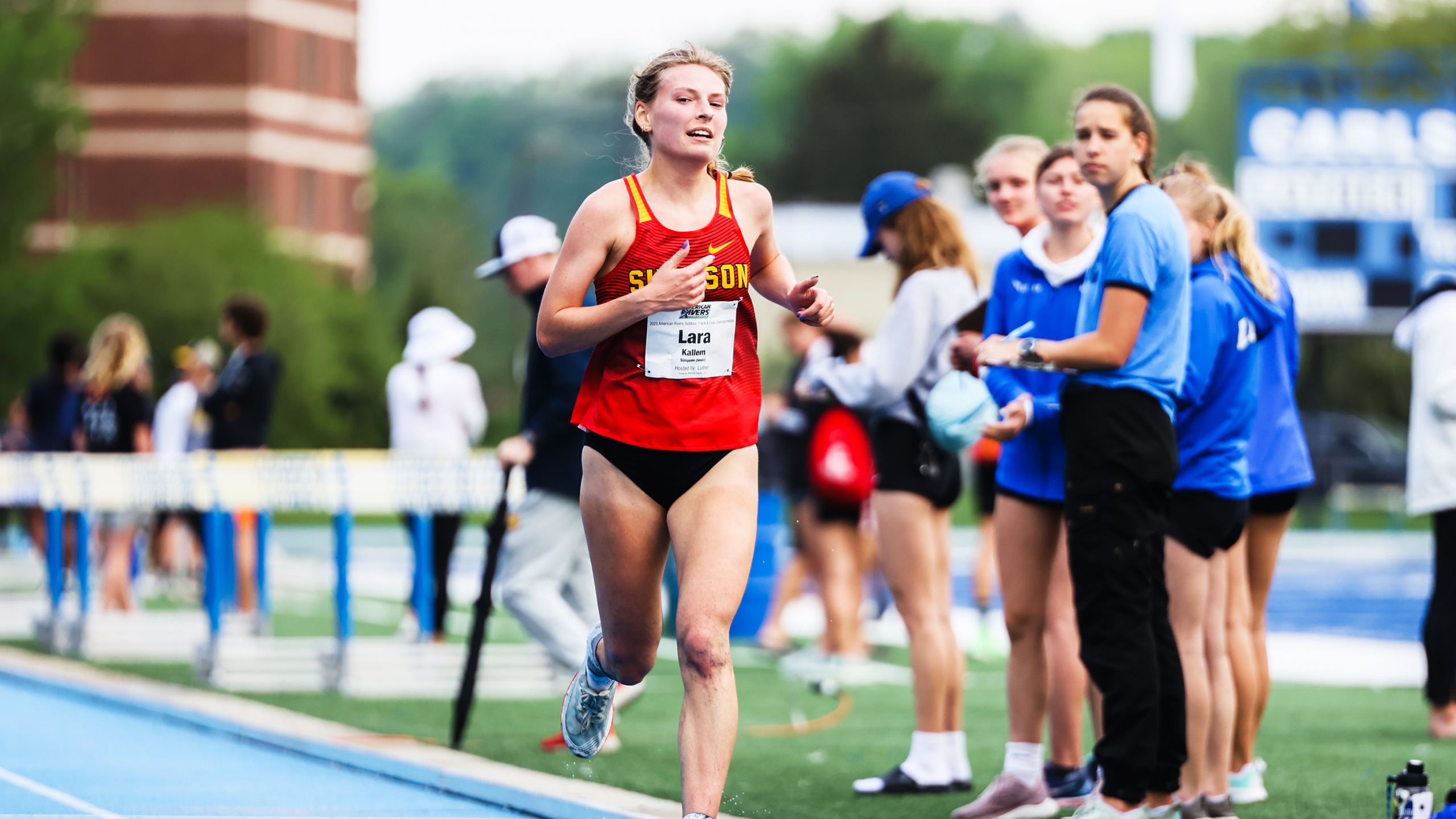 Senior Lara Kallem (photo by Kylie Macziewski)