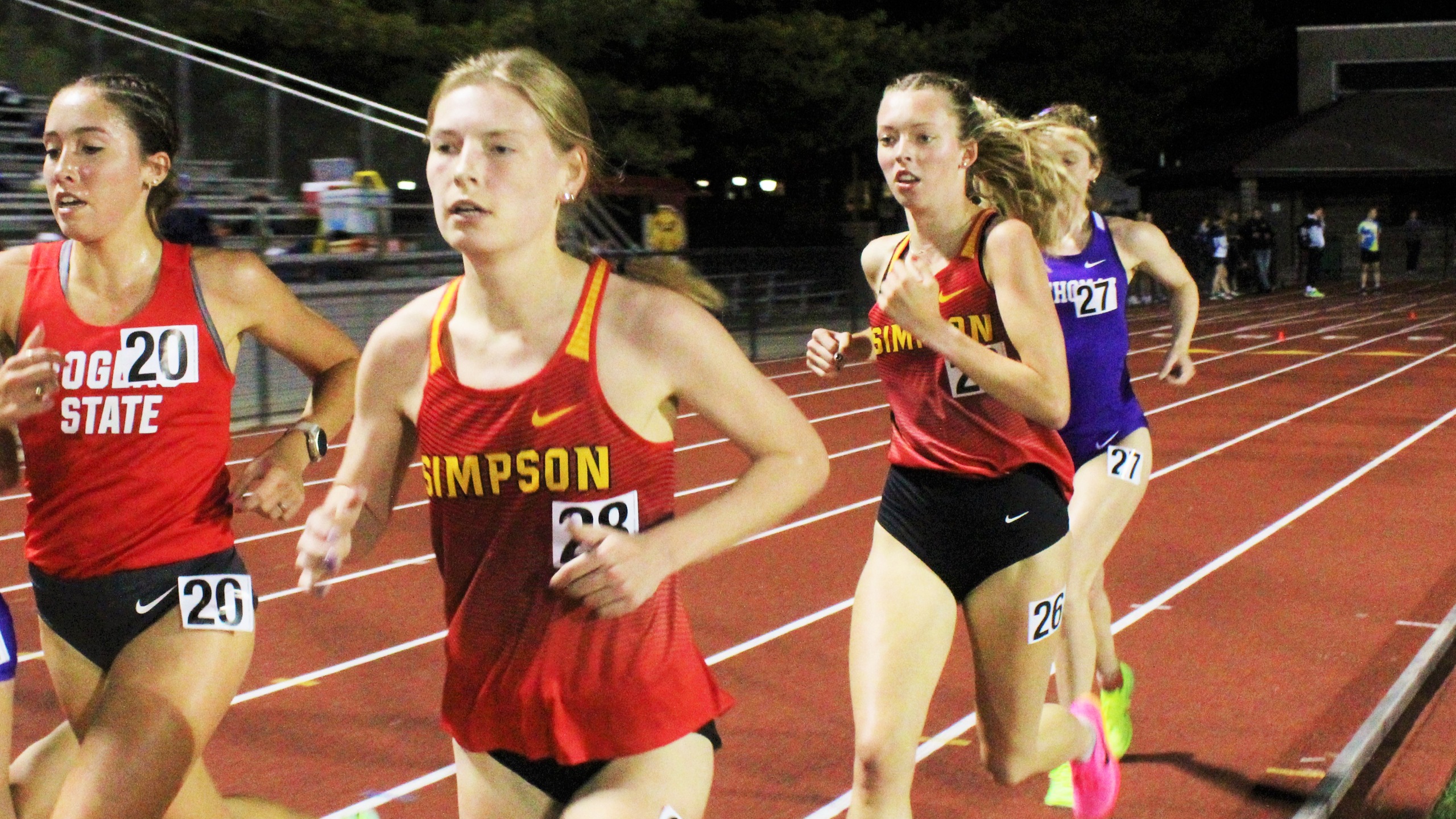 Lara Kallem (front) and Teghan Booth (right). Photo by Paige Kaltschnee.