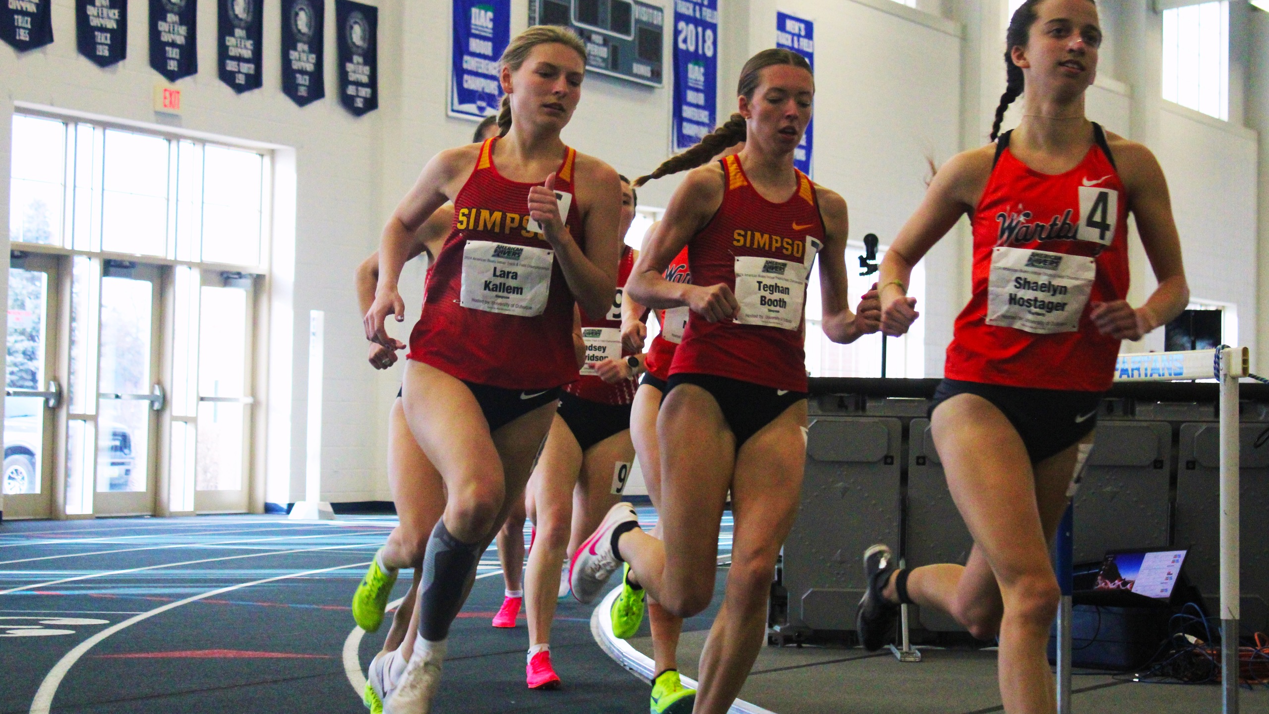 Senior Lara Kallem (left) and junior Teghan Booth (right). Photo by Paige Kaltschnee.