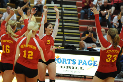 Storm split at Simpson Invitational