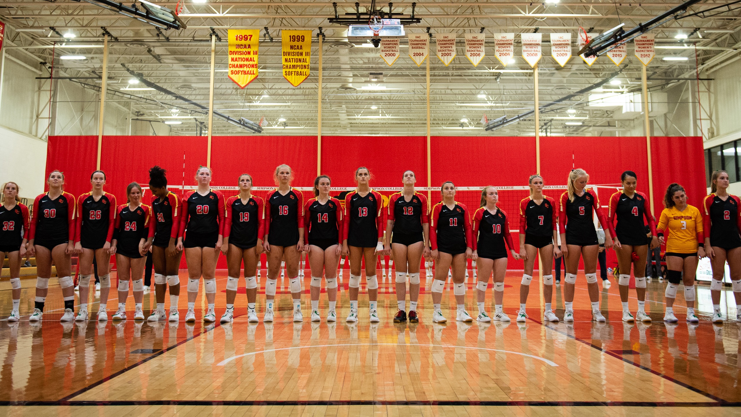 Simpson volleyball recognized for academic excellence