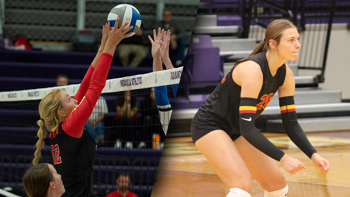 Peyton Mitchell (L) and Emily Williams (R)