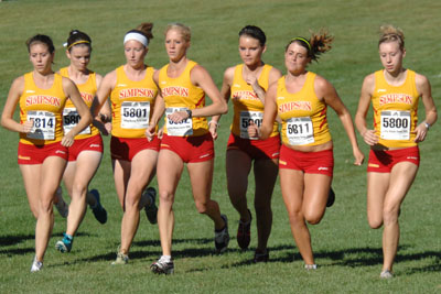 Simpson men take third, women place fourth at Central